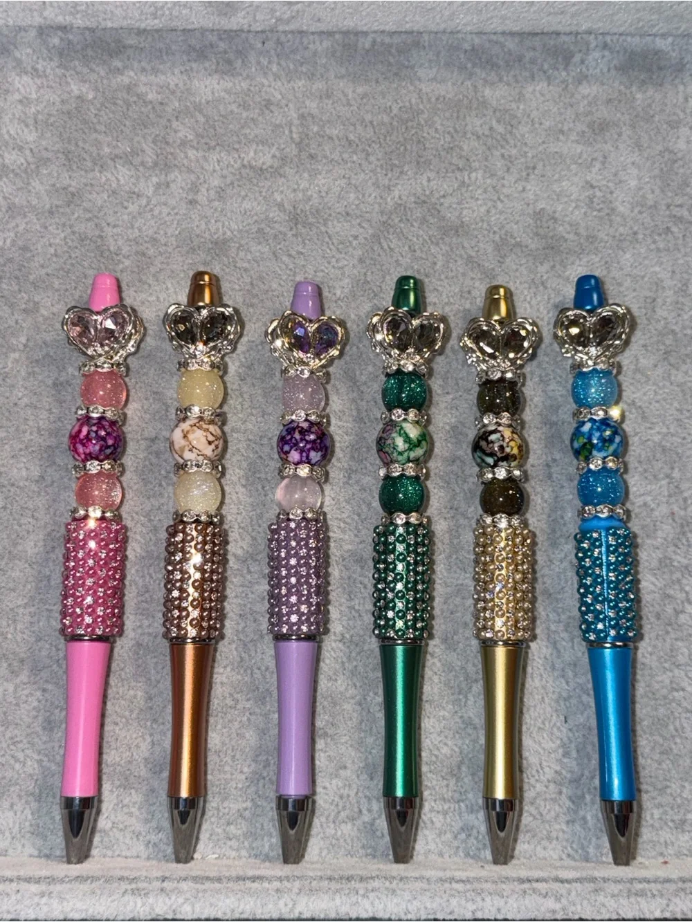 P1392 handcrafted Beaded Decorative Ballpoint Pen - You choose